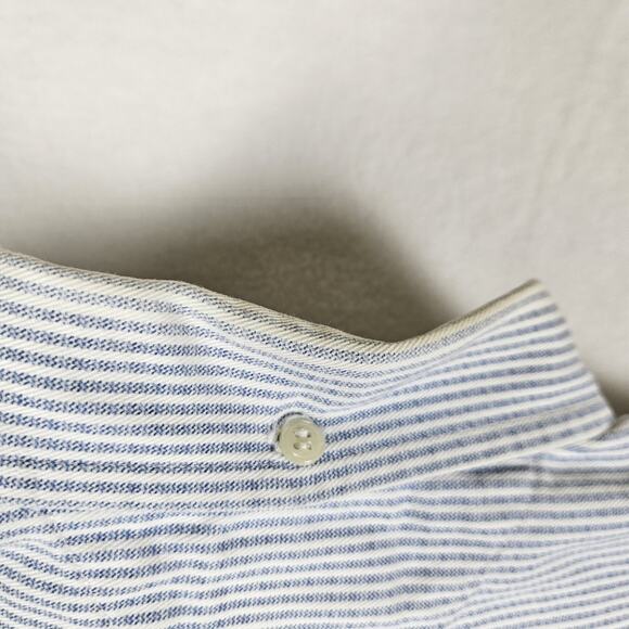 McIntosh & Seymour Vintage Soccer Shirt Embroidered Striped Cotton Garage Mens L - Picture 9 of 16